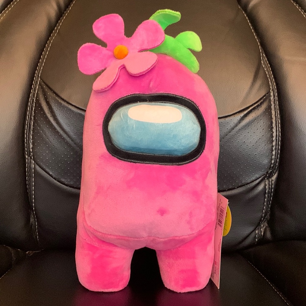 Among Us Pink Plush 12”